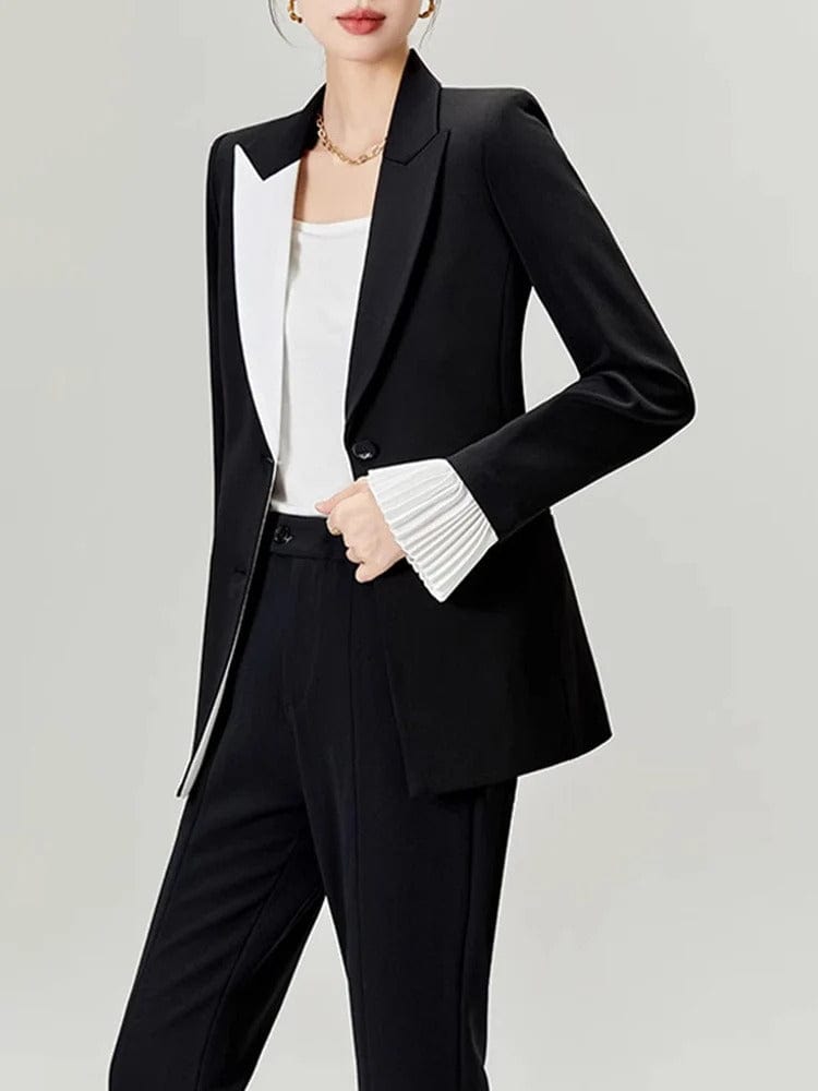 ROVIE - Büro-Damen-Blazer-Sets esbjerg-modehus Casual