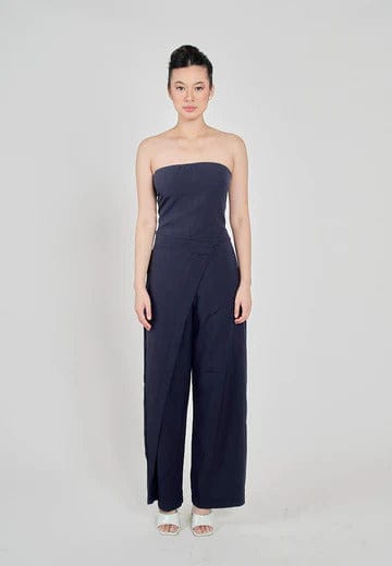 SHARON - Jumpsuit mit weitem Bein und trägerlos esbjerg-modehus Jumpsuits