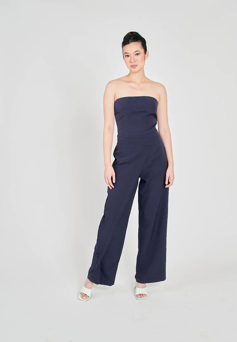 SHARON - Jumpsuit mit weitem Bein und trägerlos esbjerg-modehus Jumpsuits