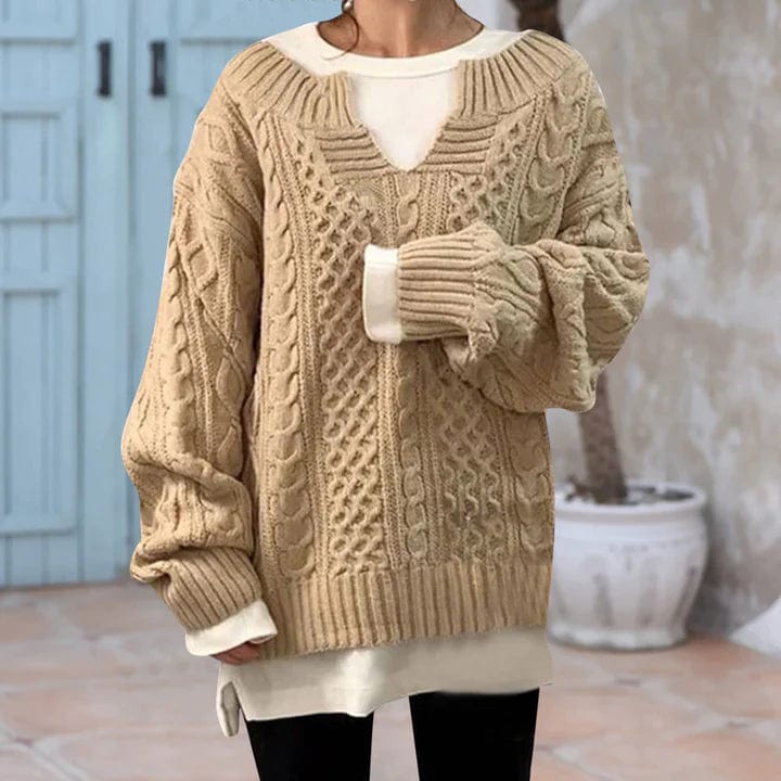 Signe - Elegant strikket sweater esbjerg-modehus