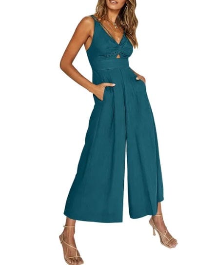 SLOANE - Ärmelloses Elegantes Overall mit Weitem Bein esbjerg-modehus Casual Dresses