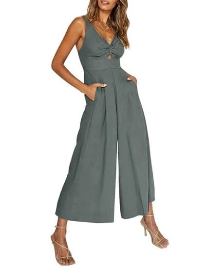 SLOANE - Ärmelloses Elegantes Overall mit Weitem Bein esbjerg-modehus Casual Dresses