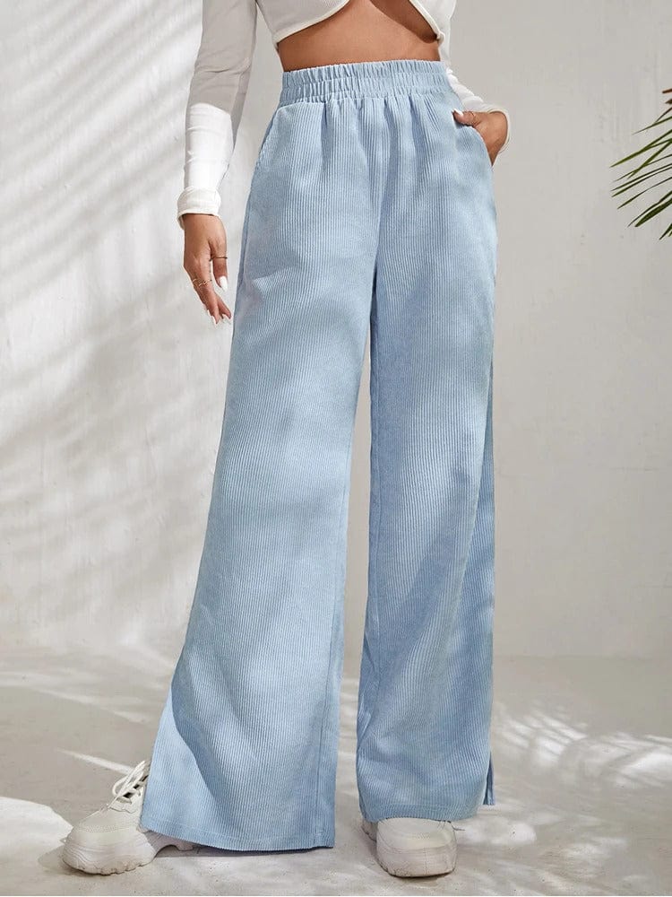 STEPHANIE - Cordhose mit seitlichem Schlitz esbjerg-modehus Pants