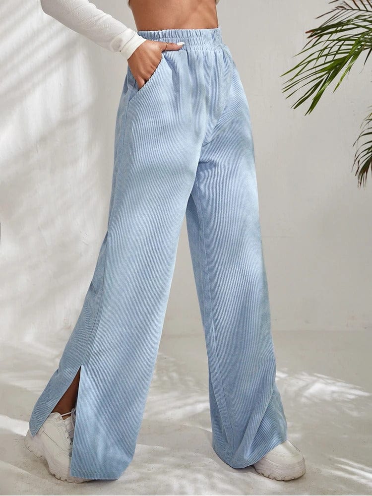 STEPHANIE - Cordhose mit seitlichem Schlitz esbjerg-modehus Pants