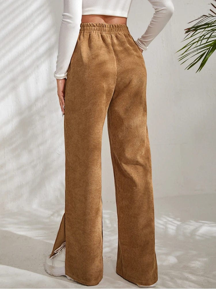 STEPHANIE - Cordhose mit seitlichem Schlitz esbjerg-modehus Pants