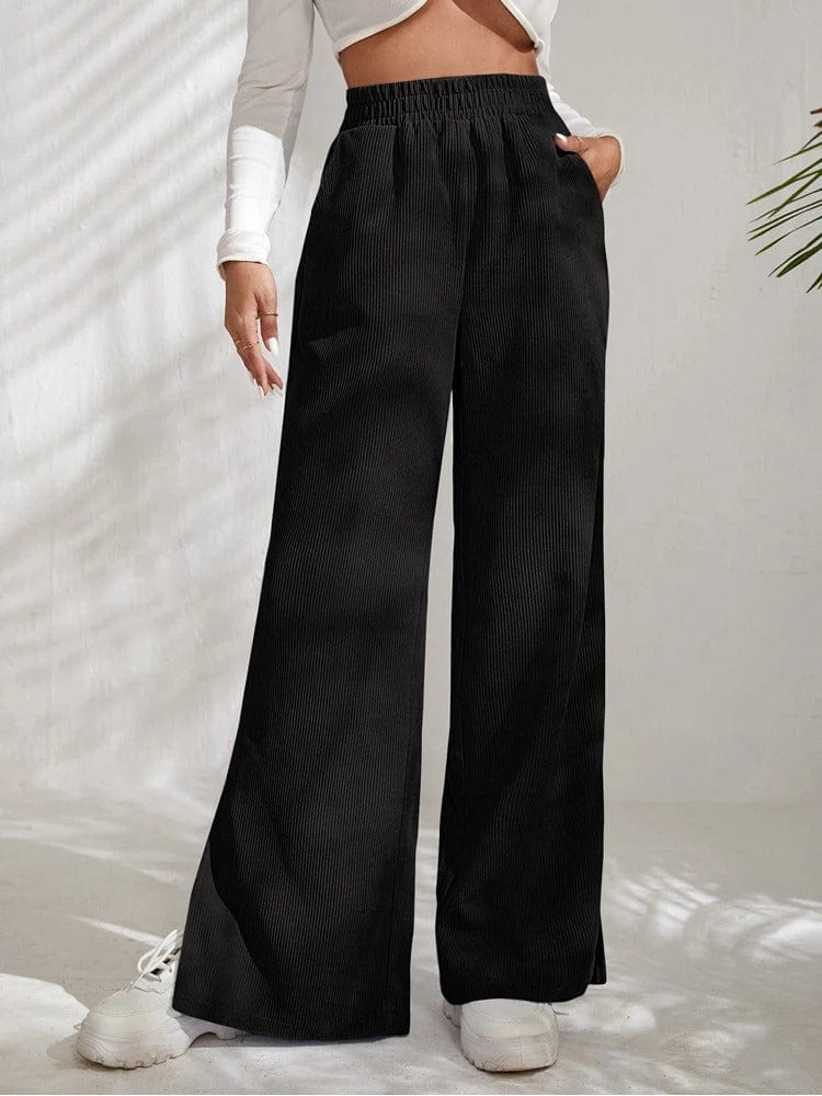 STEPHANIE - Cordhose mit seitlichem Schlitz esbjerg-modehus Pants