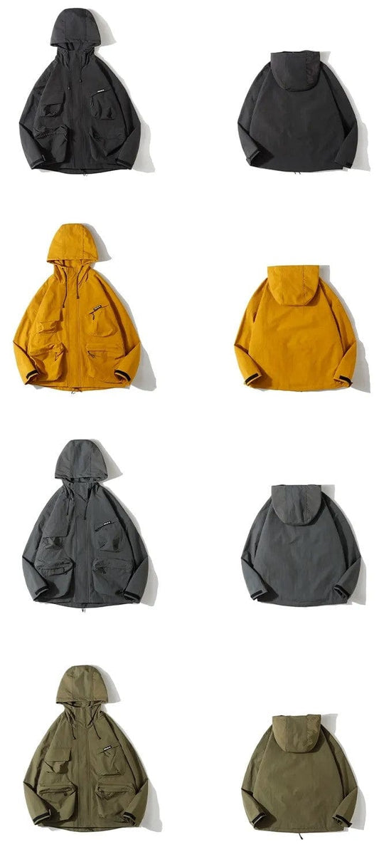 WENG - Lässige Windbreaker Cargo-Jacke esbjerg-modehus Coats & Jackets