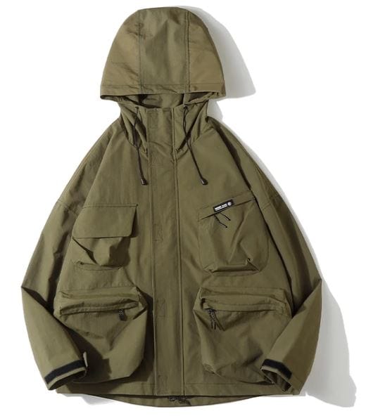 WENG - Lässige Windbreaker Cargo-Jacke esbjerg-modehus Coats & Jackets