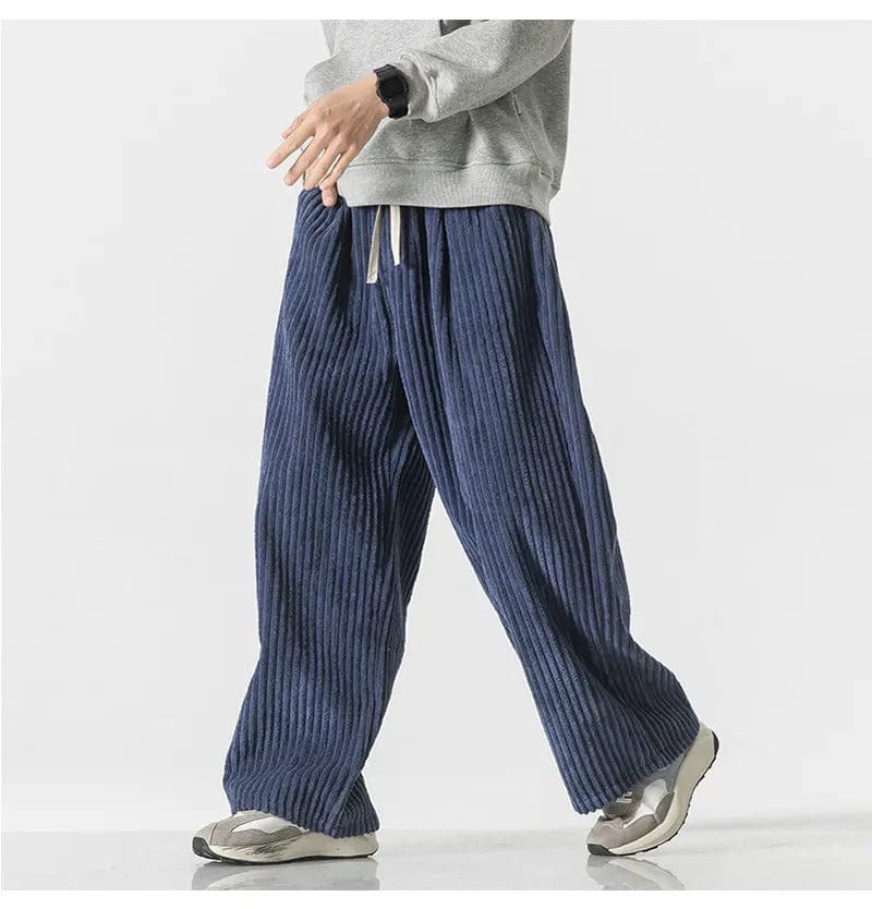 YOHAN - Modische oversized Cordhosen esbjerg-modehus Pants