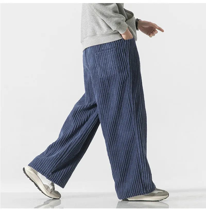 YOHAN - Modische oversized Cordhosen esbjerg-modehus Pants