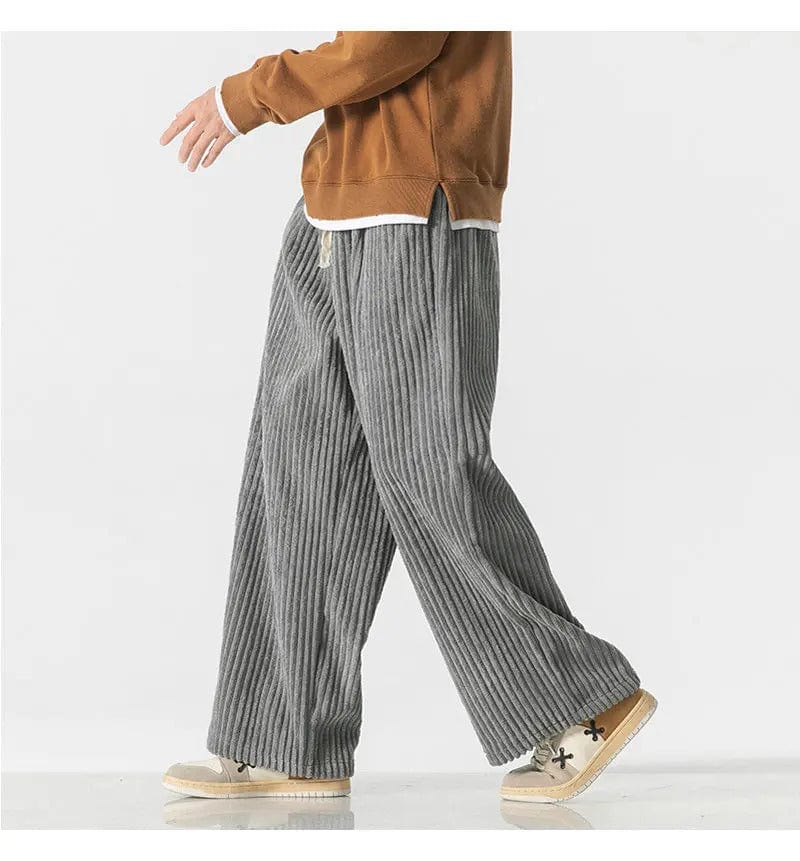 YOHAN - Modische oversized Cordhosen esbjerg-modehus Pants