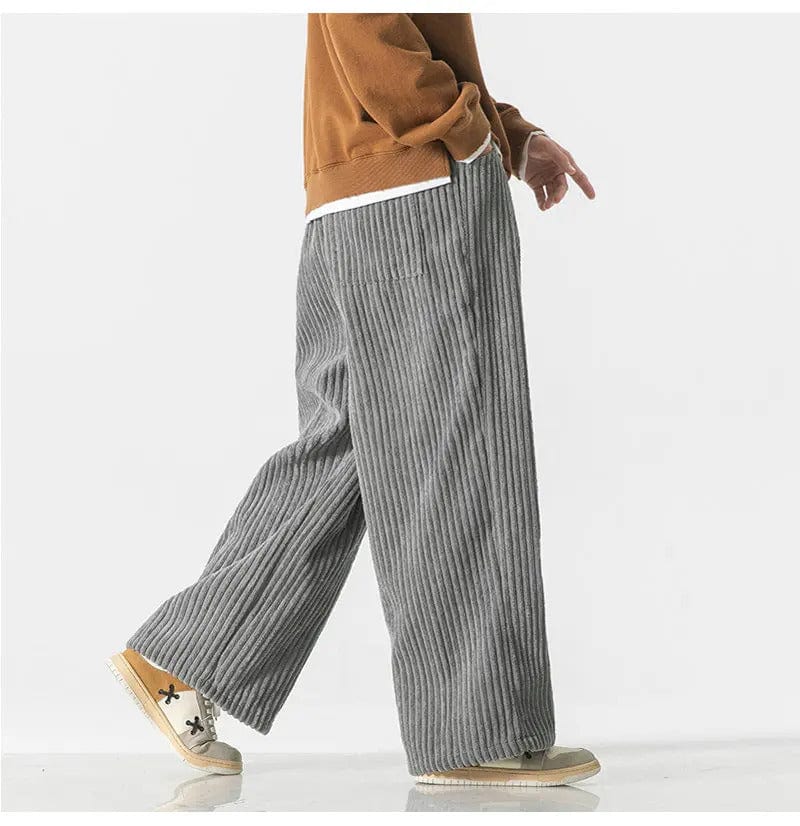 YOHAN - Modische oversized Cordhosen esbjerg-modehus Pants