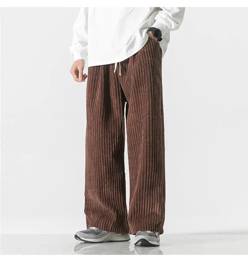 YOHAN - Modische oversized Cordhosen esbjerg-modehus Pants