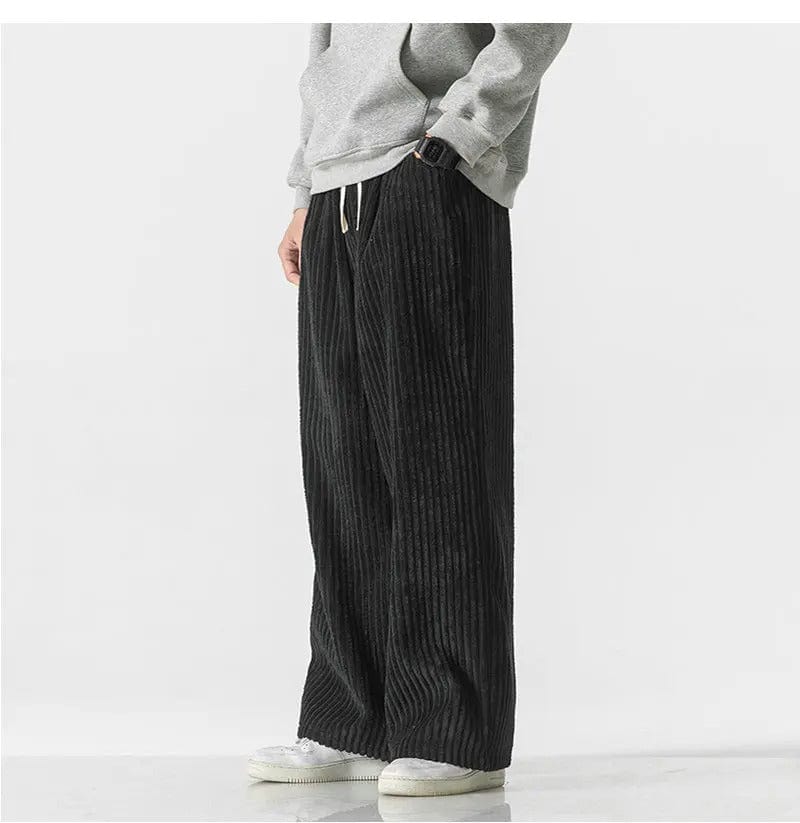 YOHAN - Modische oversized Cordhosen esbjerg-modehus Pants