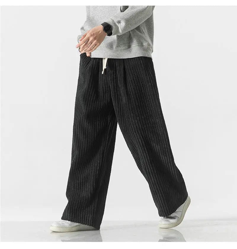 YOHAN - Modische oversized Cordhosen esbjerg-modehus Pants