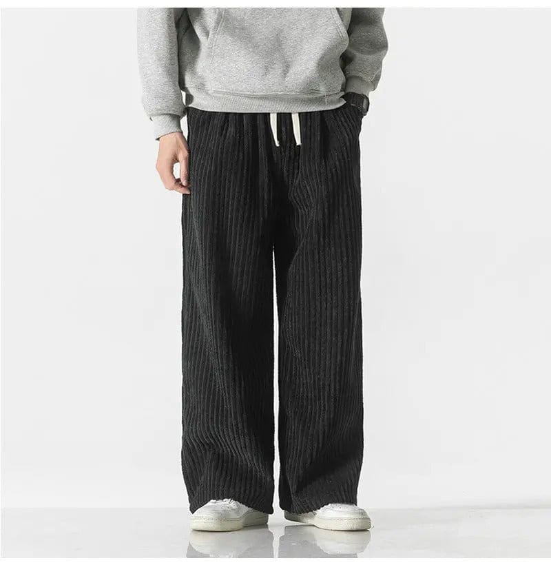 YOHAN - Modische oversized Cordhosen esbjerg-modehus Pants