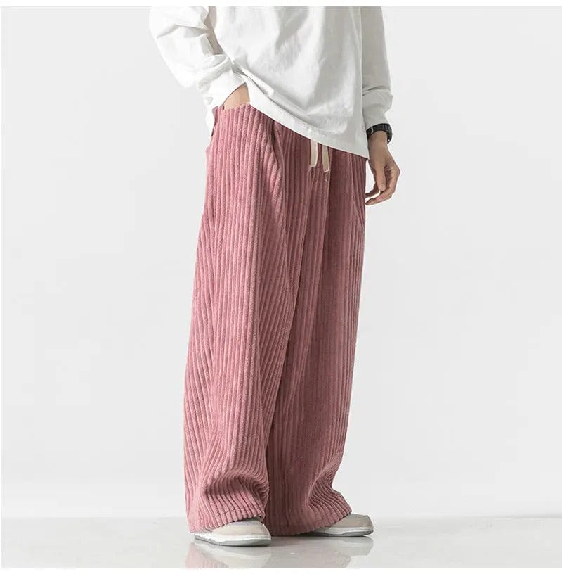 YOHAN - Modische oversized Cordhosen esbjerg-modehus Pants