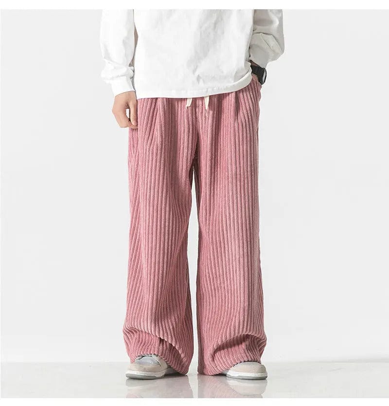 YOHAN - Modische oversized Cordhosen esbjerg-modehus Pants