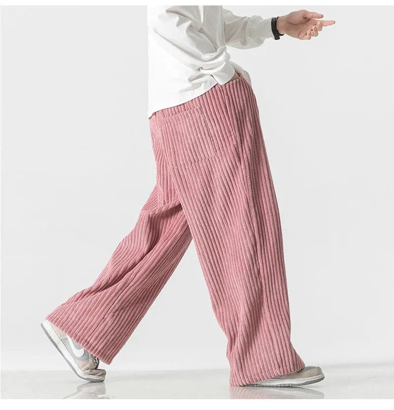 YOHAN - Modische oversized Cordhosen esbjerg-modehus Pants