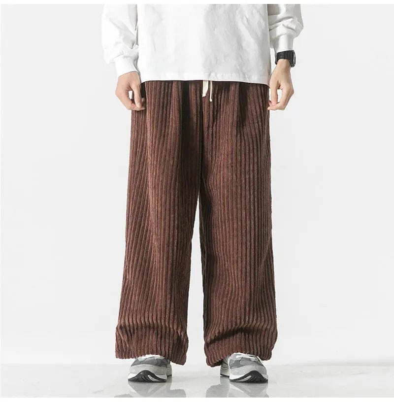 YOHAN - Modische oversized Cordhosen esbjerg-modehus Pants