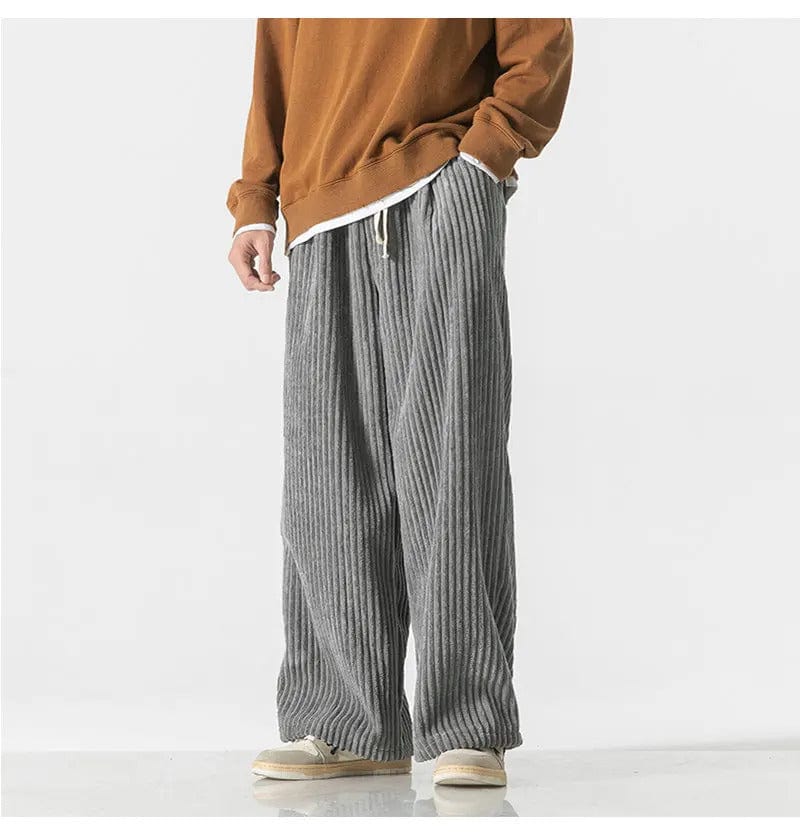 YOHAN - Modische oversized Cordhosen esbjerg-modehus Pants