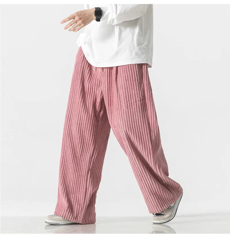 YOHAN - Modische oversized Cordhosen esbjerg-modehus Pants