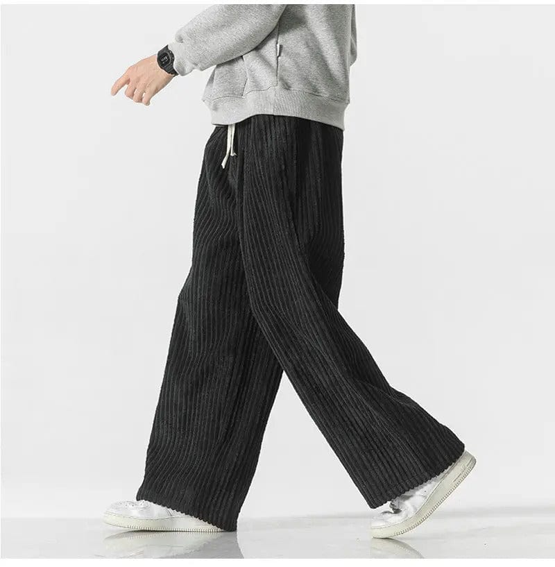 YOHAN - Modische oversized Cordhosen esbjerg-modehus Pants