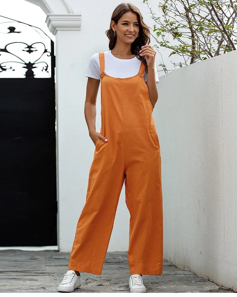 ZENY - Breitbeiniger eleganter Overall esbjerg-modehus Jumpsuits