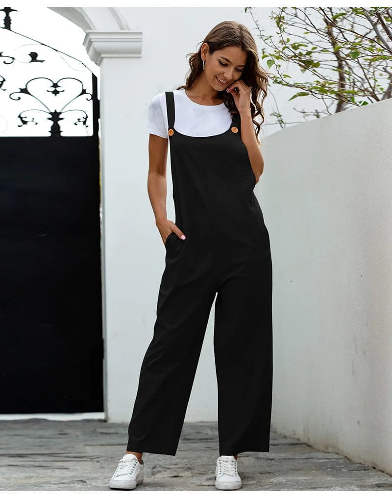 ZENY - Breitbeiniger eleganter Overall esbjerg-modehus Jumpsuits